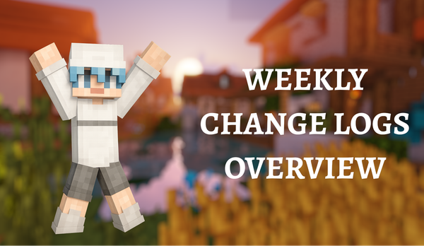 Change Logs W/B September 1st 2025